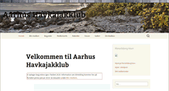 Desktop Screenshot of aarhushavkajakklub.dk